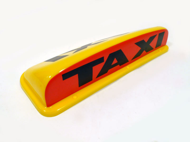 letrero imantado taxi 2lados luz12v. 14x63x22 1u